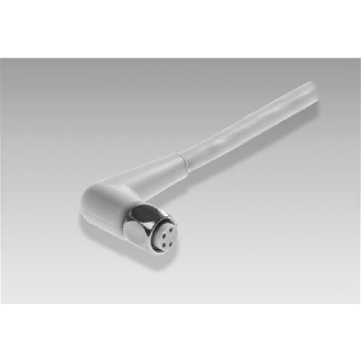 M08A Coudé 4p Inox V4A F&B; Câble PP 4x0.34 Gris 2m-Lire la description