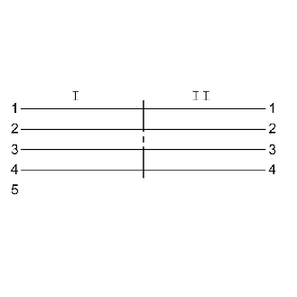 M12A Fem Droit 4p/M12A Mâle Droit 4p; Câble PVC 4x0.34 Gris Cpc 5m-Lire la description