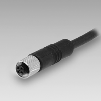M05 Fem Droit 3p; Câble PUR 3x0.14 Noir 5m-Lire la description
