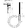 M12 Fem Droit 8p; Câble PVC 8x0.25 30m
