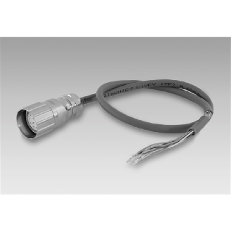 M23 Fem Droit 12p (anti-horaire); Câble PVC (UL/CSA) Blindé 1m-Lire la description