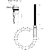 M12 Fem Droit 8p; Câble PVC 8x0.25 20m