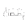 M08A Fem Droit 4p; Câble PUR 4x0.25 Gris/Noir Cpc 5m