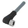 M08A Fem Coudé 4p; Câble PVC Blindé 4x0.34 Gris Cpc 10m (60V)