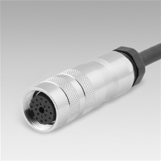M23 Fem Droit 19p; Câble 5 m-Lire la description