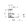 M12A Fem Coudé 8p; Câble PUR Blindé 8x0.25 Noir Cpc 2m