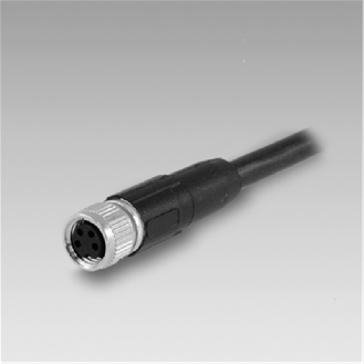 M08A Fem Droit 3p; Câble PUR Blindé 3x0.25 Noir Cpc 10m-Lire la description