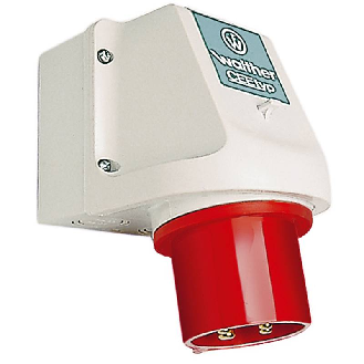 Socle de connect saillie haut:2xM20/25 bas:2xM20/25 5x 16A 230V IP44-Lire la description