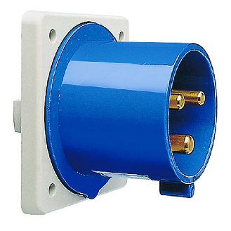 Socle de connecteur de tableau, droit 3x 32A, 110V IP44-Lire la description
