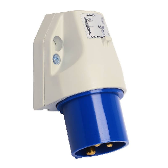 Socle de connecteur saillie, 1 entrée verticale 3x 16A, 400V IP44-Lire la description