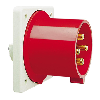 Socle de connecteur de tableau, droit 4x 32A, 400V IP44-Lire la description