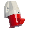 Socle saillie, 1 entrée verticale 7x 32A, 400V IP44