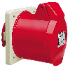 Socle de tableau, sortie droite 4x 16A, >50V IP44