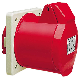 Socle de tableau, sortie droite 4x 16A, >50V IP44-Lire la description