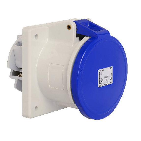 Socle de tableau, sortie droite, sans pilote 3x 63A, 110V IP44-Leggi tutto