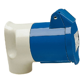 Prolongateur coudé Mondo 3x 16A, 400V IP44-Lire la description