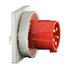 Socle de connecteur de tableau, droit 5x 63A, 400V IP67