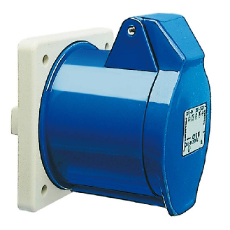 Socle de tableau, sortie droite 3x 16A, 110V IP44-Lire la description