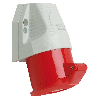 Socle saillie, 1 entrée verticale 5x 32A, 400V IP44