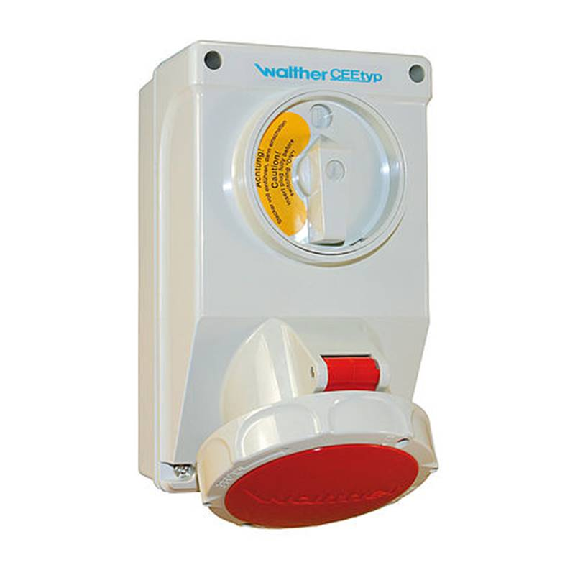 Socle saillie interruptible avec double verrouillage 5x16A-Lire la description