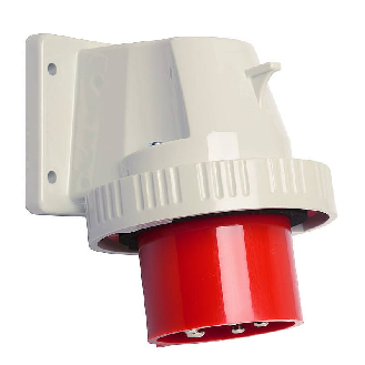 Socle de connecteur de tableau, coudé 5x 63A, 110V IP67-Lire la description