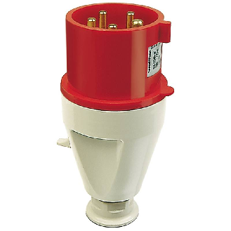 Fiche 5x 32A, 110V IP44, presse-étoupe PG21-Lire la description