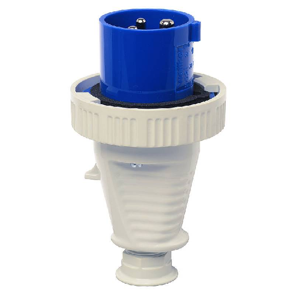 Fiche, presse-étoupe 3x 16A, 110V IP67 Fiche, presse-étoupe 3x 16A, 110V IP67-Lire la description