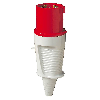 Fiche, embout souple 4x 63A, 230V IP44