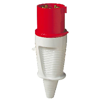 Fiche, embout souple 4x 63A, 230V IP44-Lire la description