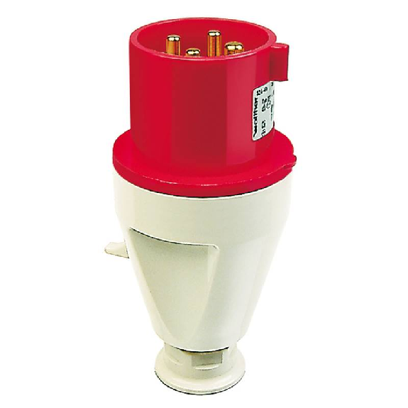 Fiche 4x 32A, 230V IP44, presse-étoupe PG21-Lire la description
