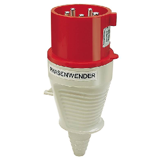 Fiche avec inverseur de phases 5x 32A, 400V IP44-Lire la description