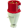 Fiche contacts nickelés 5x 63A, 400V IP44