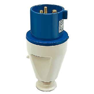 Fiche 3x 32A, 230V IP44, presse-étoupe PG21-Lire la description