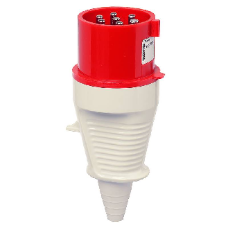 Fiche, embout souple, 7x 32A, 400V IP44-Lire la description