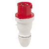 Fiche 4x 16A, 3P+T, 400V IP44