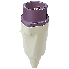 Fiche, embout souple, 2x 16A, 24V, IP44