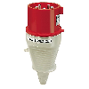 Fiche avec inverseur de phases 5x 16A, 400V IP44