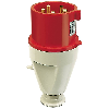 Fiche 5x 32A, 230V IP44, presse-étoupe PG21