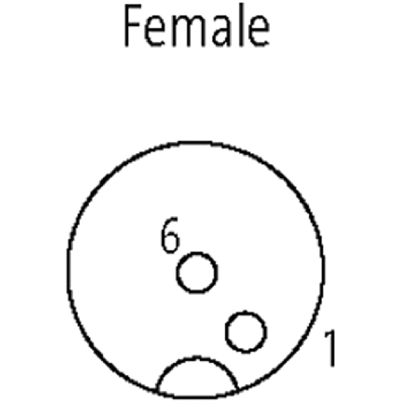 M12 Fem Droit Câble Cube67 PUR-OB 2x0,5 Gris 10m-Lire la description