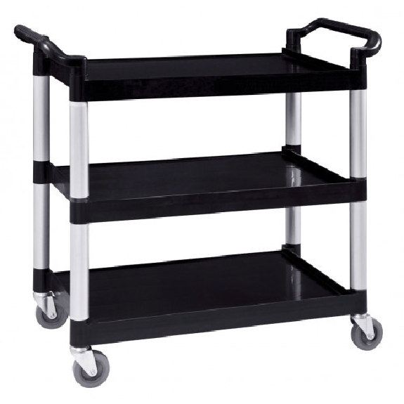 Chariot polyvalent 3 plateaux - 1020x500xH960 mm - Multiroir-Lire la description