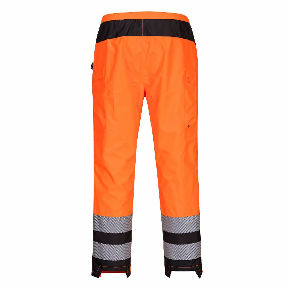 Portwest - Pantalon de pluie imperméable haute visibilité PW3 pour Femmes-Lire la description