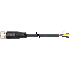 M08B Fem Droit 5p; Câble PUR 5x0.25 Noir Cpc 1.5m