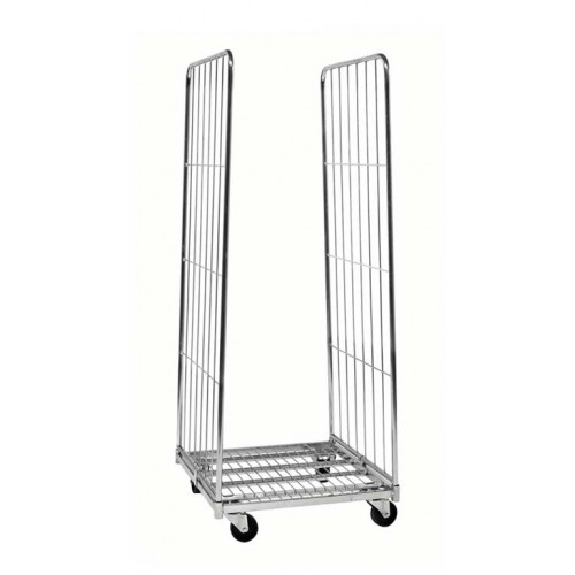 Roll conteneur 2 côtés en acier zingué - 800 x 720 x H1800 mm - Multiroir Roll conteneur 2 côtés en acier zingué - 800 x 720 x H1800 mm - Multiroir-Lire la description