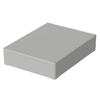 Boîtier, polycarbonate, IP65, Gris clair, 300 x 230 x 65 mm-Lire la description