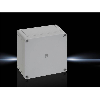 Coffret - couvercle gris 130x130x75mm (LxHxP)