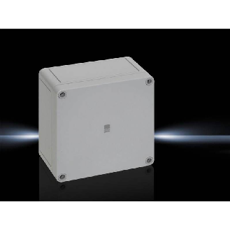 Coffret - couvercle gris 130x130x75mm (LxHxP)-Lire la description