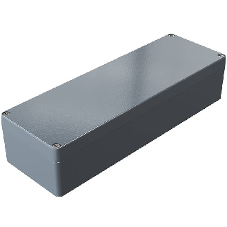 Coffret Alu std, IP66, RAL 7001, 120x360x81mm (HxLxP)-Lire la description