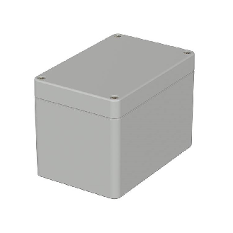 Boîtier, polycarbonate, IP65, Gris clair, 120 x 80 x 85 mm-Lire la description