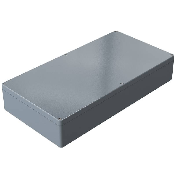 Coffret Alu std, IP66, RAL 7001, 310x600x111mm (HxLxP) Coffret Alu std, IP66, RAL 7001, 310x600x111mm (HxLxP)-Lire la description