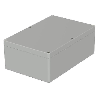 Boîtier, ABS, IP66, Gris clair, 240.3 x 160.3 x 90 mm-Lire la description